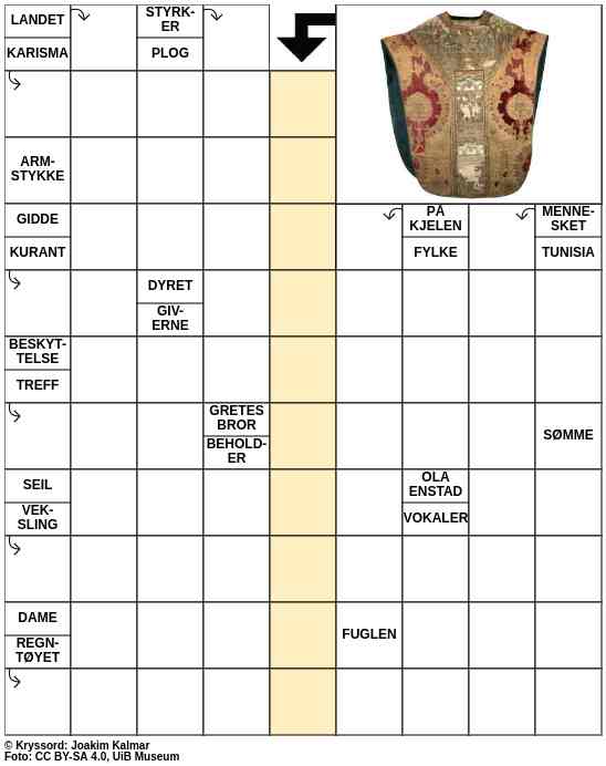 Dagens kryssord – 19. Mars - 2023