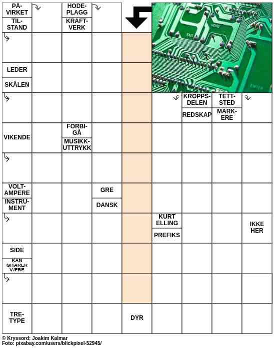 Dagens kryssord – 23. Mars - 2023