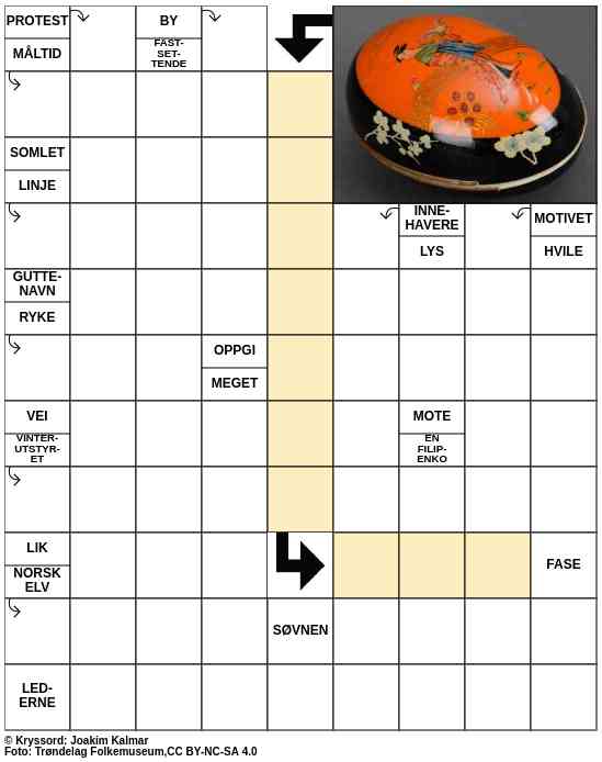 Dagens kryssord – 7. April - 2023