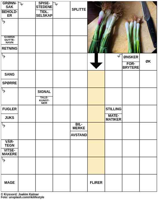 Dagens kryssord – 14. April - 2023