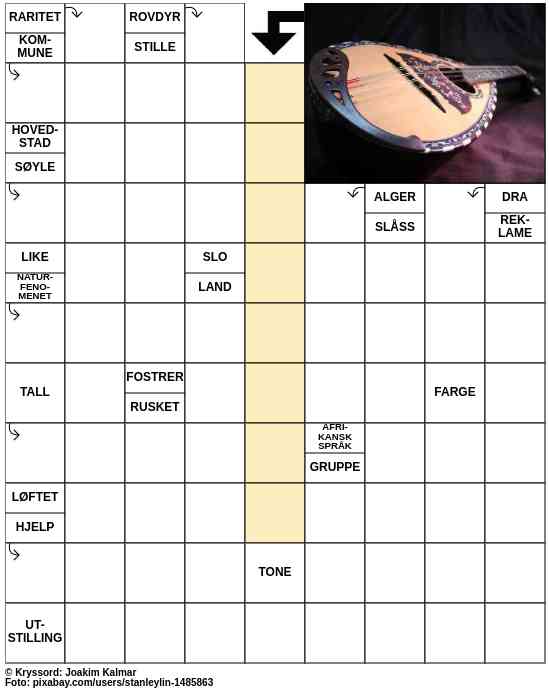 Dagens kryssord – 16. April - 2023