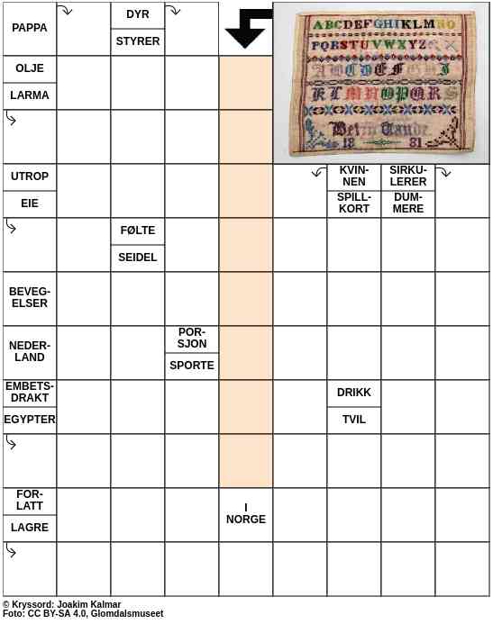 Dagens kryssord – 23. April - 2023