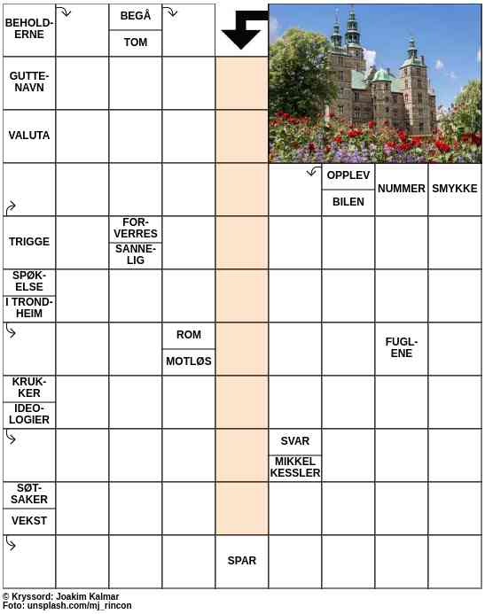 Dagens kryssord – 13. April - 2023
