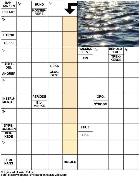 Dagens kryssord – 26. Mai - 2023
