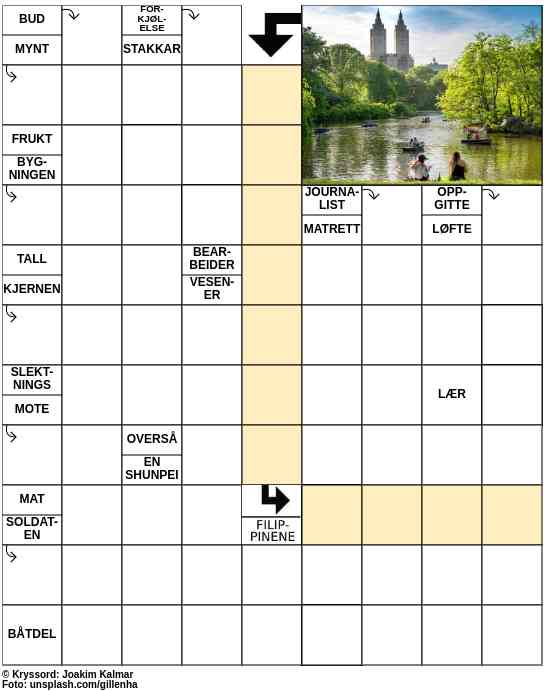 Dagens kryssord – 9. Mai - 2023