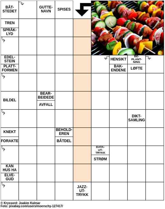 Dagens kryssord – 16. Mai - 2023