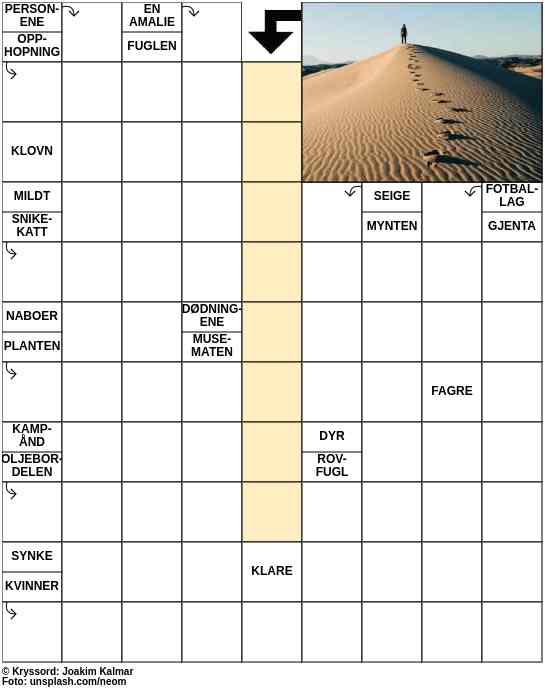 Dagens kryssord – 21. Mai - 2023