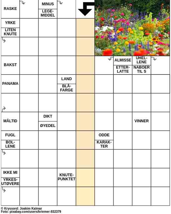 Dagens kryssord – 23. Mai - 2023