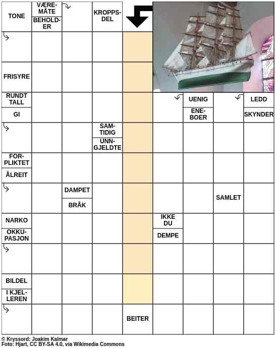 Dagens kryssord – 24. Mai - 2023