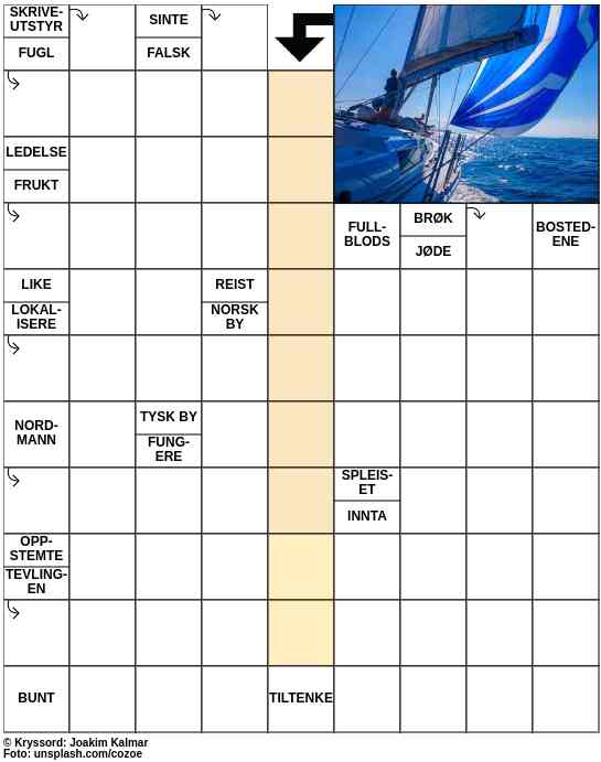 Dagens kryssord – 25. Mai - 2023