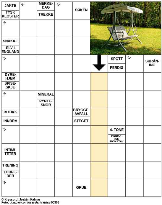 Dagens kryssord – 13. Juni - 2023