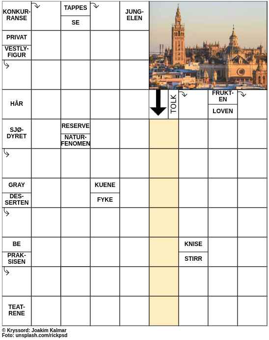 Dagens kryssord – 16. Juni - 2023