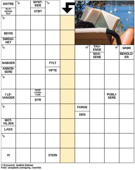 Dagens kryssord – 22. Juni - 2023