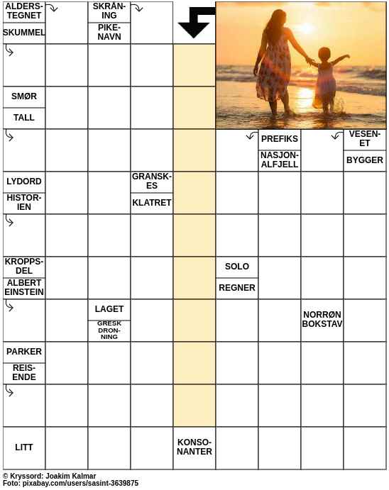 Dagens kryssord – 27. Juni - 2023