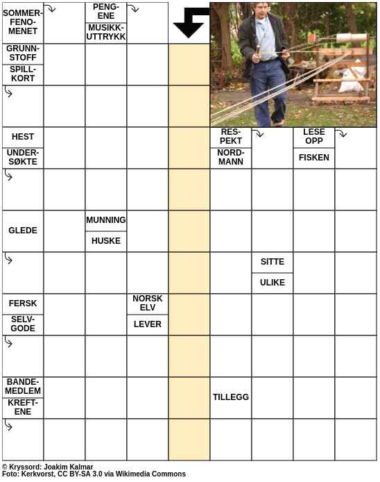 Dagens kryssord – 21. Juli - 2023
