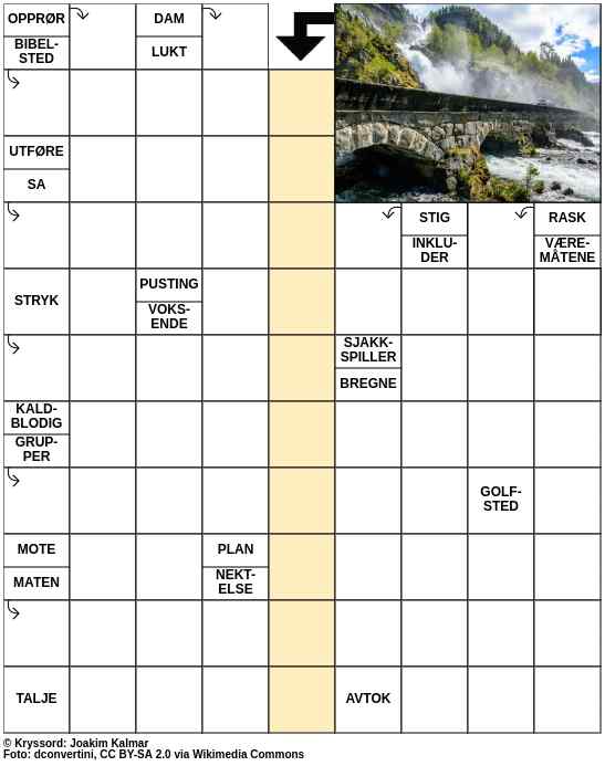 Dagens kryssord – 17. August - 2023
