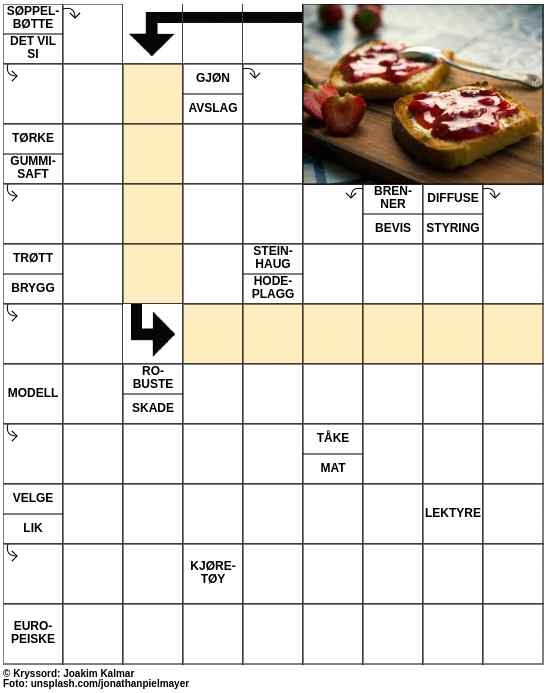 Dagens kryssord – 5. September - 2023