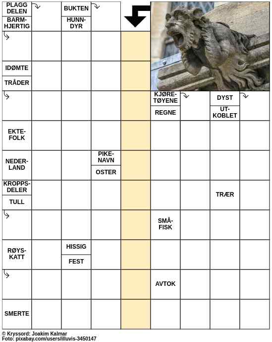 Dagens kryssord – 11. September - 2023