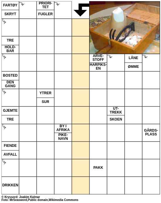 Dagens kryssord – 14. September - 2023