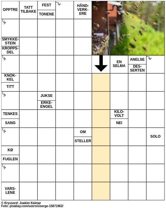 Dagens kryssord – 17. September - 2023