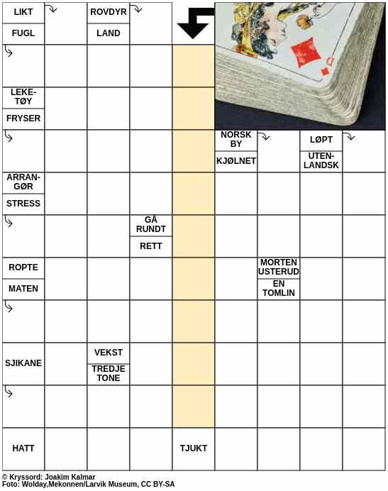 Dagens kryssord – 10. Oktober - 2023