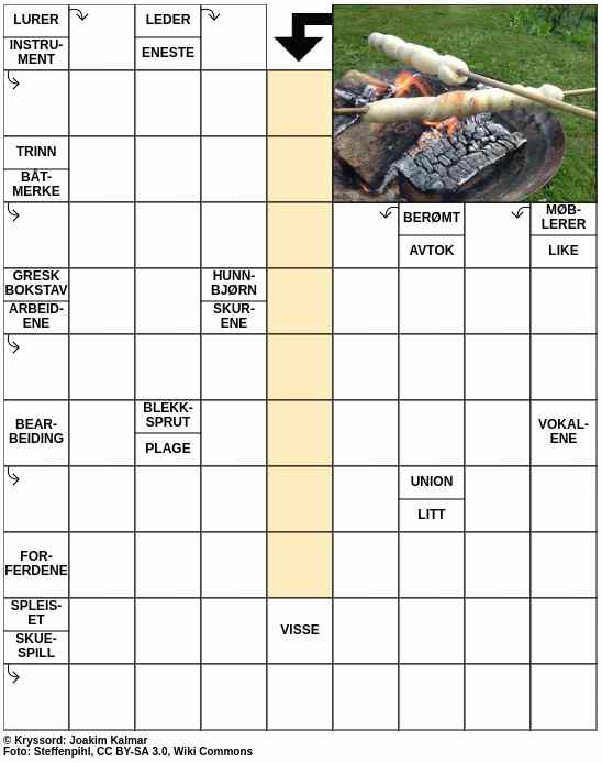 Dagens kryssord – 4. November - 2023