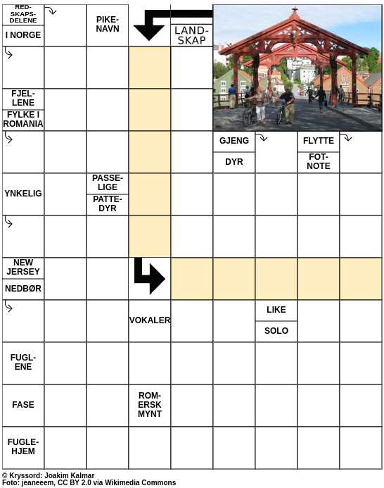 Dagens kryssord – 6. November - 2023