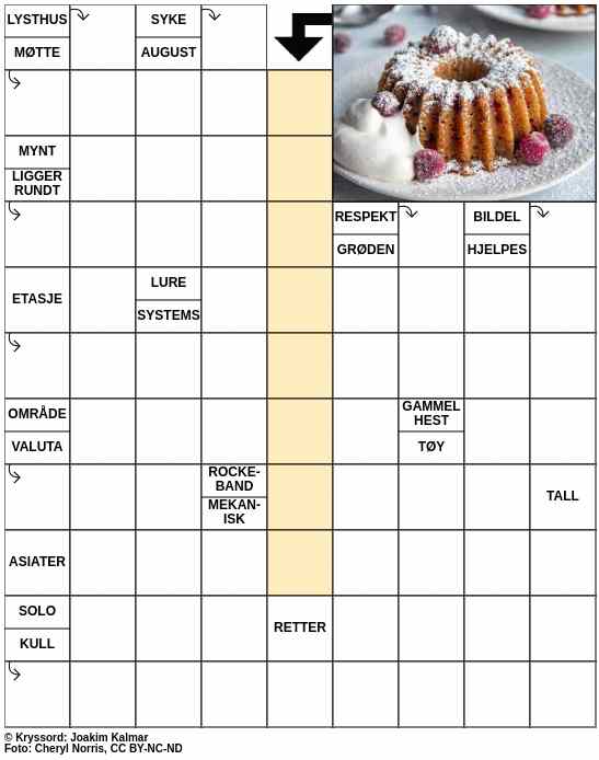 Dagens kryssord – 27. November - 2023