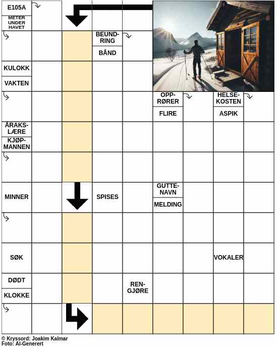 Dagens kryssord – 28. November - 2023