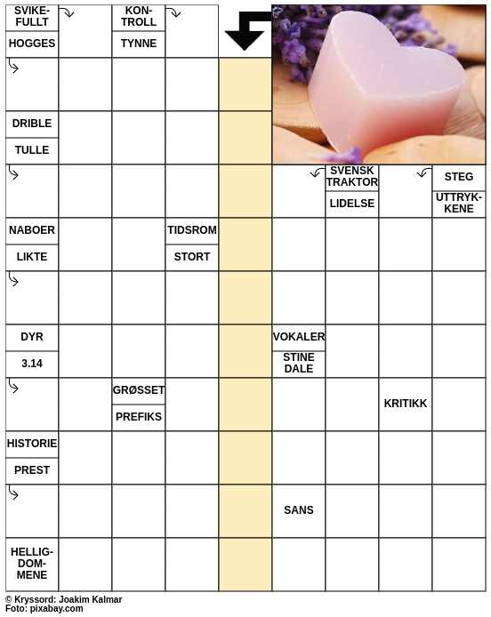Dagens kryssord – 4. Januar - 2024