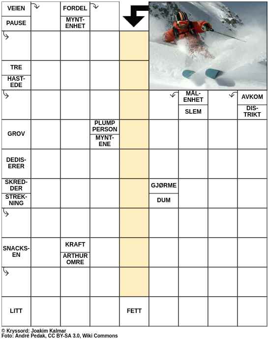 Dagens kryssord – 11. Januar - 2024