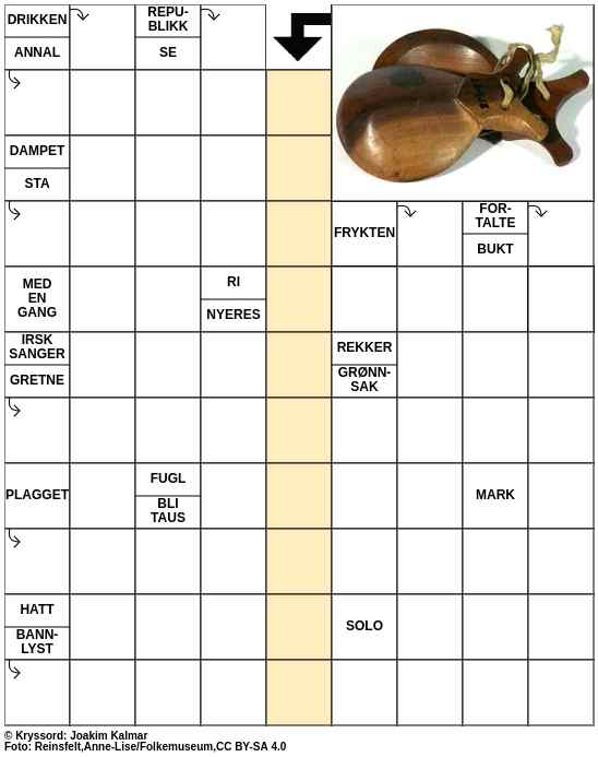 Dagens kryssord – 10. Februar - 2024