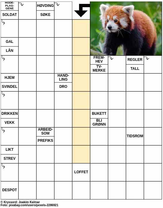 Dagens kryssord – 14. Februar - 2024