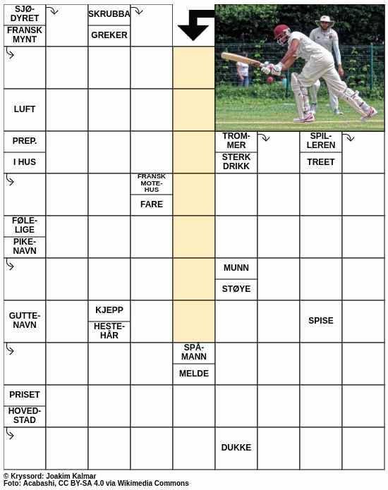Dagens kryssord – 18. Februar - 2024