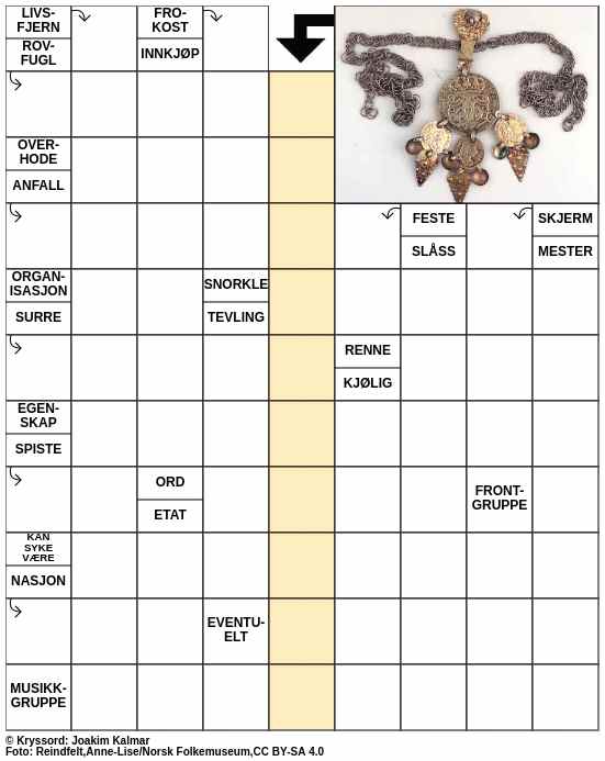 Dagens kryssord – 22. Februar - 2024