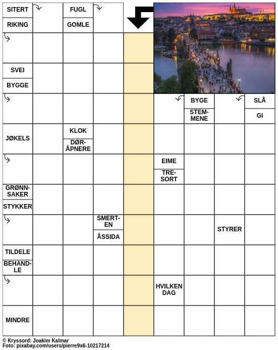 Dagens kryssord – 23. Februar - 2024