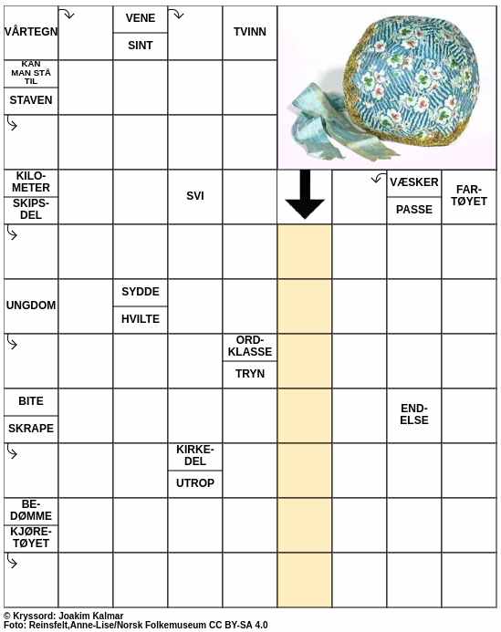 Dagens kryssord – 8. April - 2024