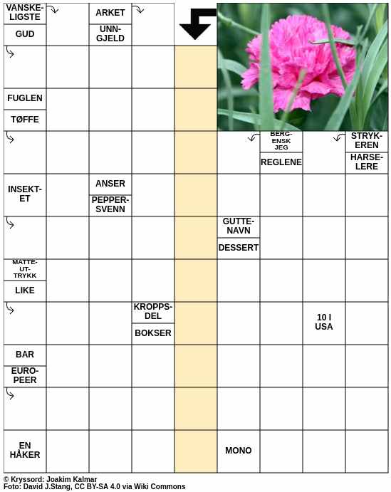 Dagens kryssord – 28. April - 2024