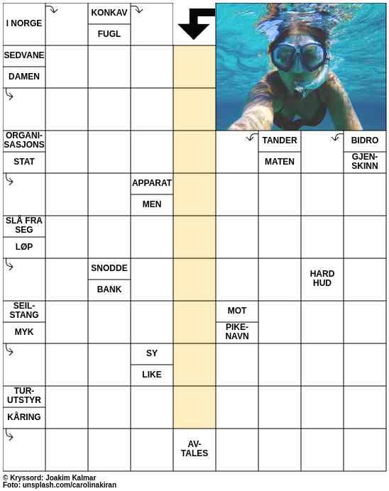 Dagens kryssord – 30. Mai - 2024