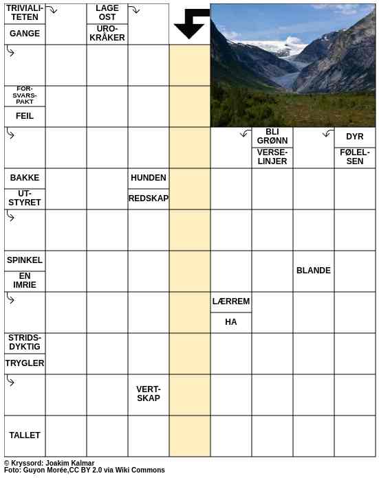 Dagens kryssord – 2. Juni - 2024