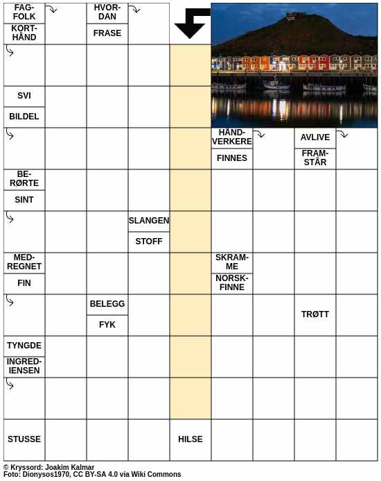 Dagens kryssord – 4. Juli - 2024