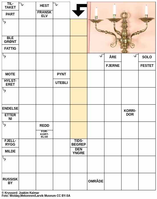 Dagens kryssord – 10. Juni - 2024
