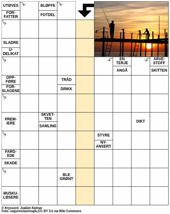 Dagens kryssord – 11. Juli - 2024