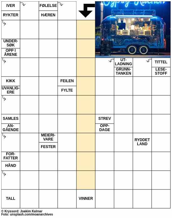 Dagens kryssord – 13. Juni - 2024