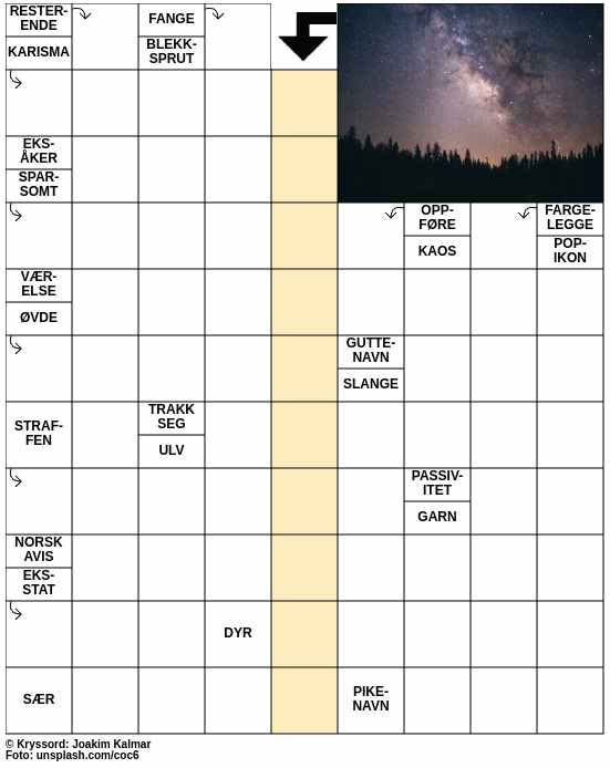Dagens kryssord – 27. Juni - 2024