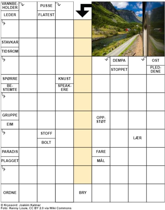 Dagens kryssord – 18. Juli - 2024