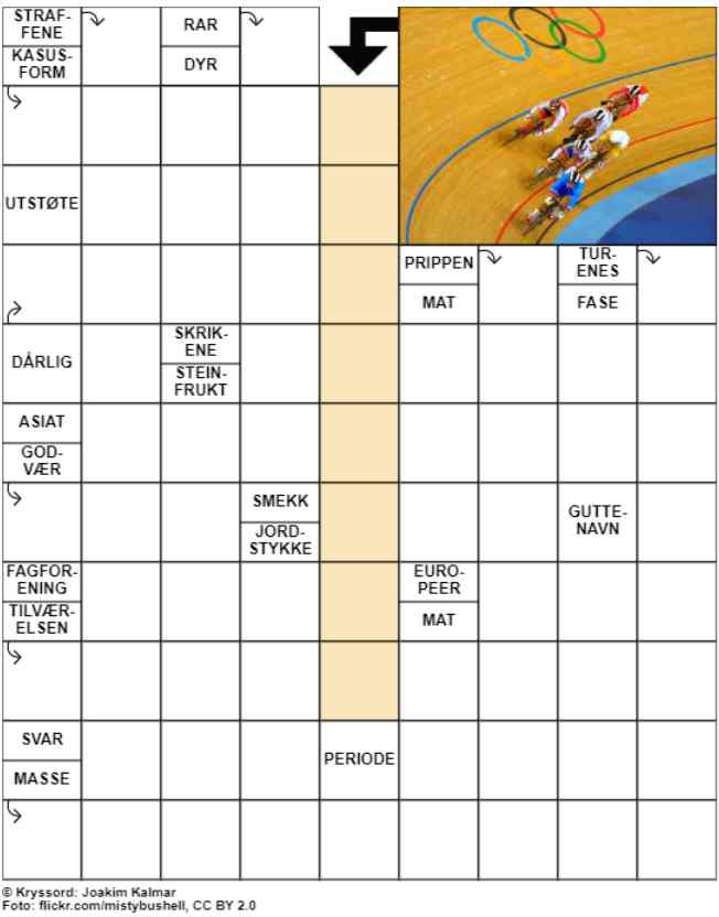 Dagens kryssord – 15. August- 2024