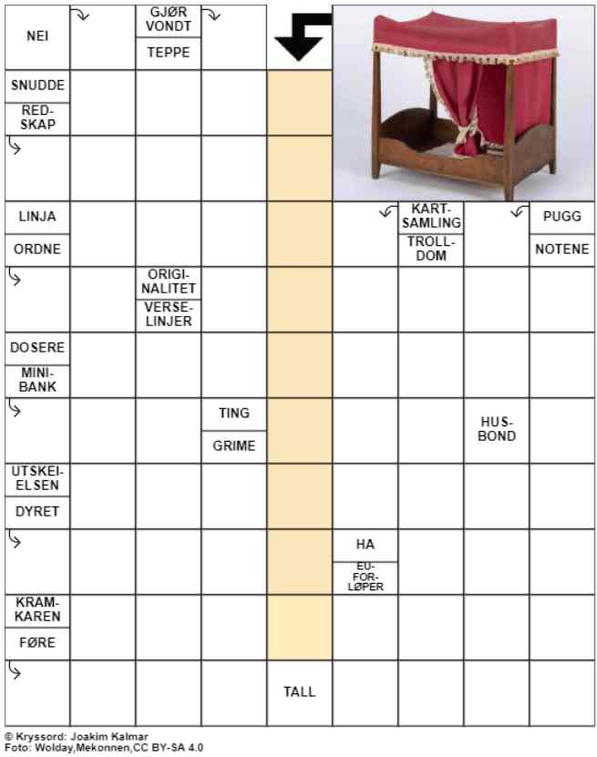 Dagens kryssord – 18. August- 2024