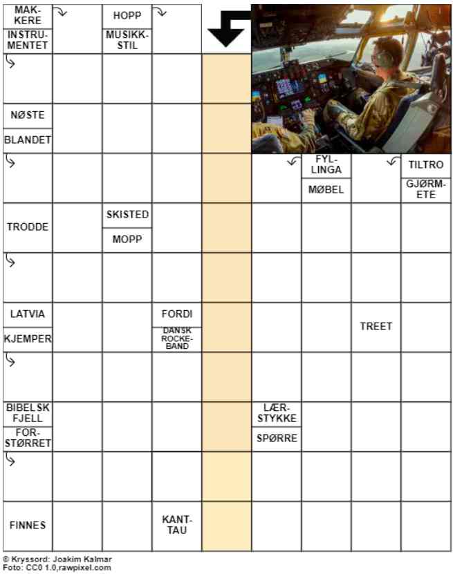 Dagens kryssord – 19. August- 2024