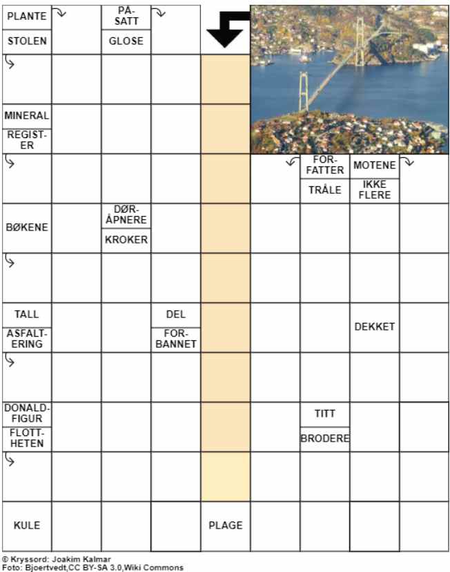 Dagens kryssord – 28. August- 2024